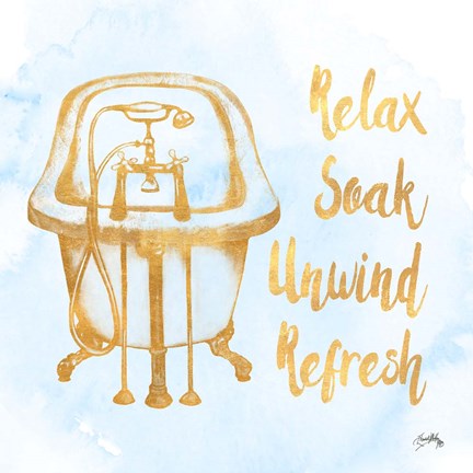 Framed Bath Inspiration I Print