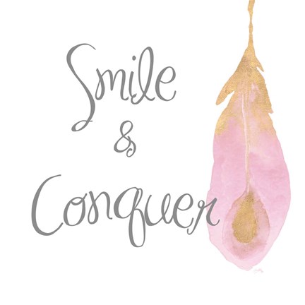 Framed Good Vibes And Smiles I Print