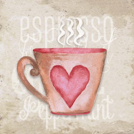 Framed Daily Coffee III Print