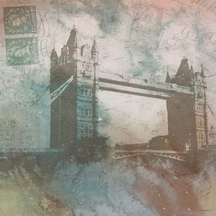 Framed Vintage Europe II Print