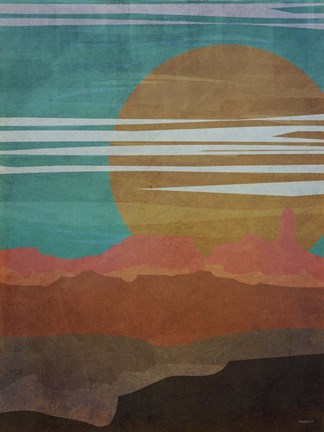 Framed Mountain Nights Print