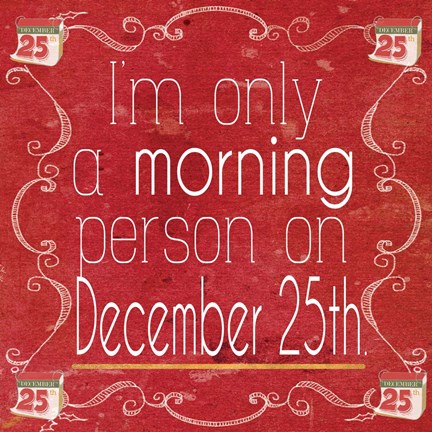 Framed Red Hot Christmas IV Print