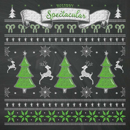 Framed Holiday Sweater II Print