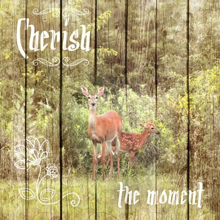 Framed Cherish The Moment Print