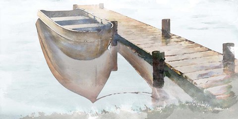 Framed Nostalgic Pier Print