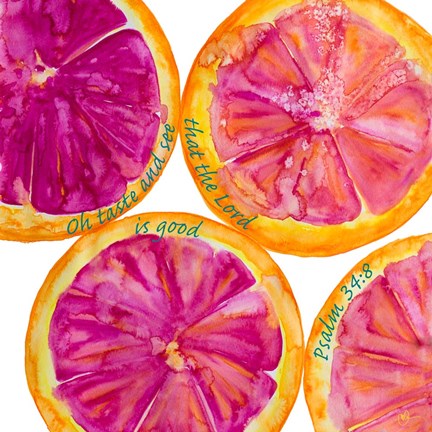 Framed Oh Taste and See Print