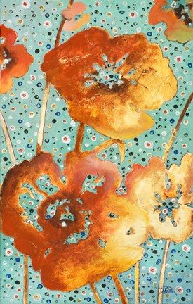 Framed Giardino Dorato II Print