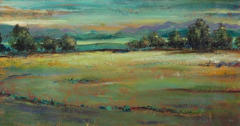 Framed Green Forest Print