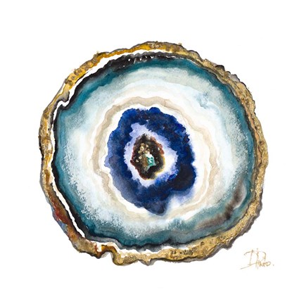 Framed Agate Watercolor II Print