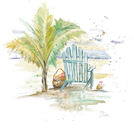 Framed Happy Place II Print