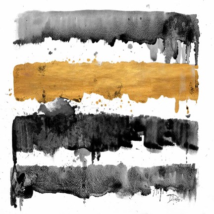 Framed Dripping Gold Print