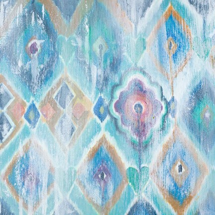 Framed New Ikat I Print