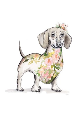 Framed Happy Doggie Print