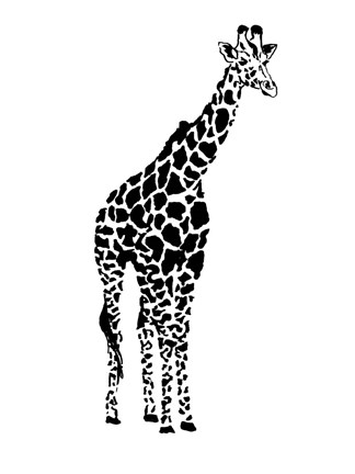 Framed Giraffe Print