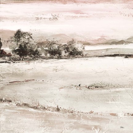 Framed Muted Forest Square II Print