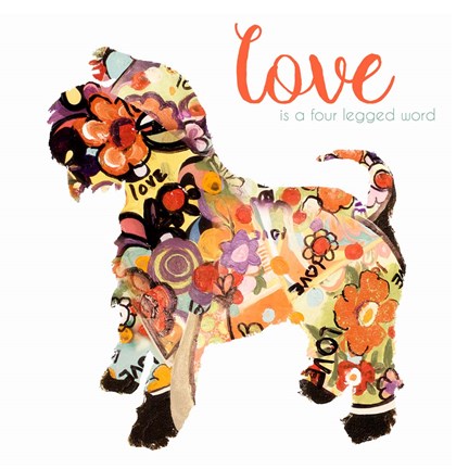Framed Pet Love I Print