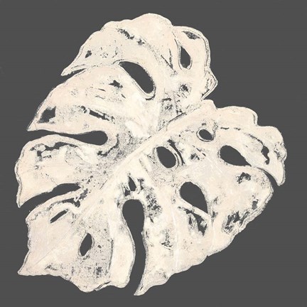 Framed Sophisticated Palm Leaf II Print