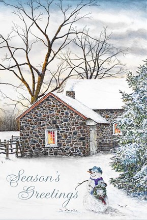 Framed Season&#39;s Greetings Print