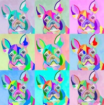 Framed Pup Art Print