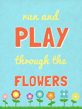 Framed Run and Play Print