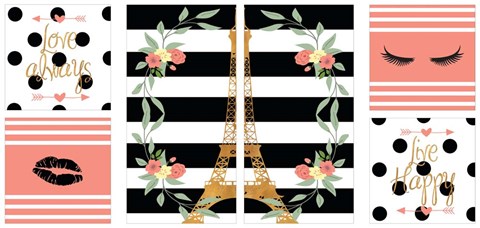 Framed Paris Lady Pack Print