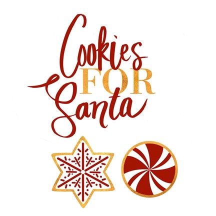 Framed Cookies for Santa Print