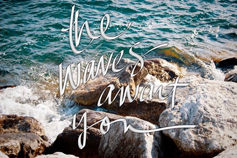 Framed Wave Crashes Print