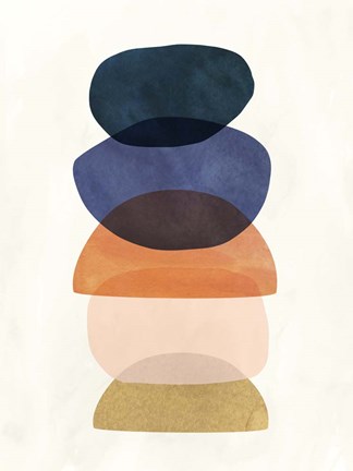 Framed Mod Pods I Print