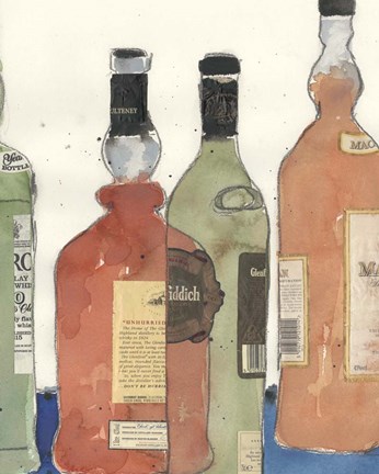 Framed Malt Scotch I Print