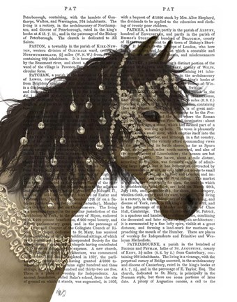 Framed Horse Buckskin with Jewelled Bridle Print