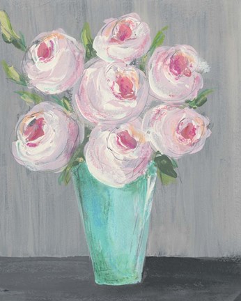 Framed Sorbet Floral II Print