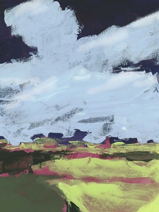 Framed Sherbet Plains I Print