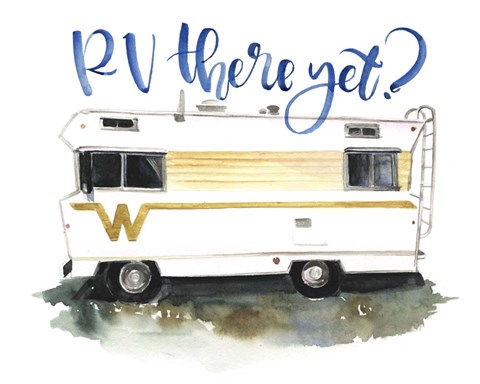 Framed Summer Vacation II Print