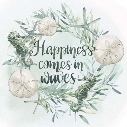 Framed Drawn to the Sea VI Print