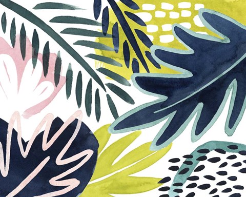 Framed Tropical Salve II Print