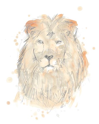 Framed Blush Savannah III Print