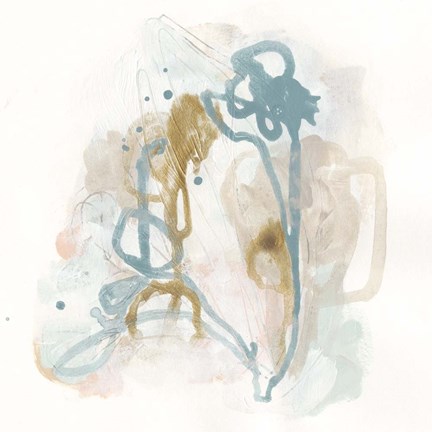 Framed Patina Gesture I Print