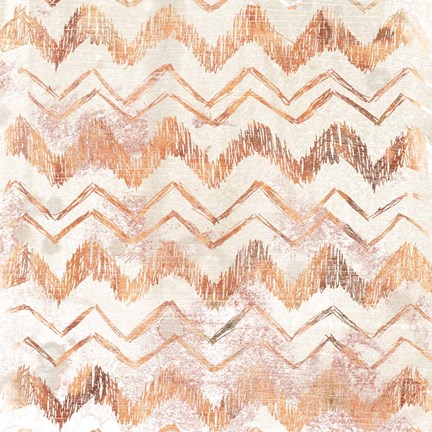 Framed Red Earth Textile VIII Print