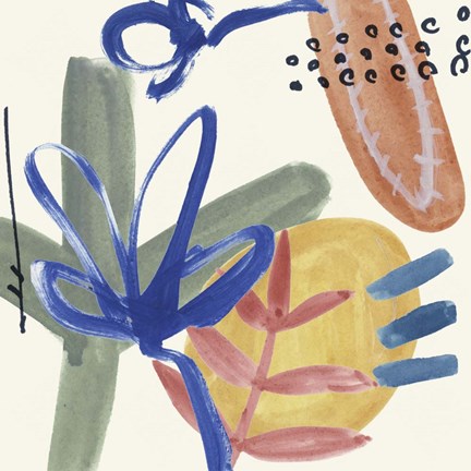 Framed Sunburst Abstract II Print