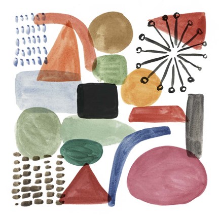 Framed Colour Code I Print