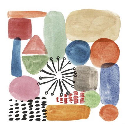 Framed Colour Code IV Print