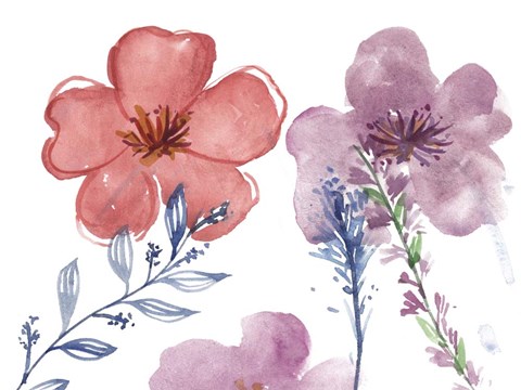 Framed Spring Glory I Print