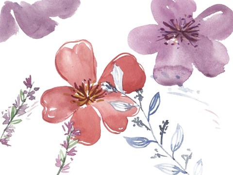 Framed Spring Glory III Print