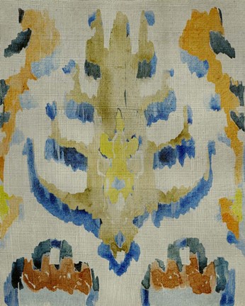 Framed Bohemian Ikat IV Print