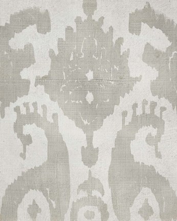 Framed Shadow Ikat V Print