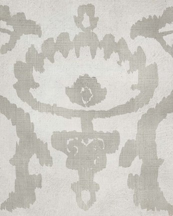 Framed Shadow Ikat VI Print