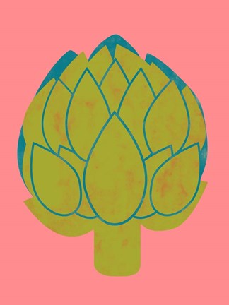 Framed Veggie Party I Print