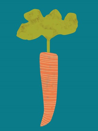 Framed Veggie Party IV Print