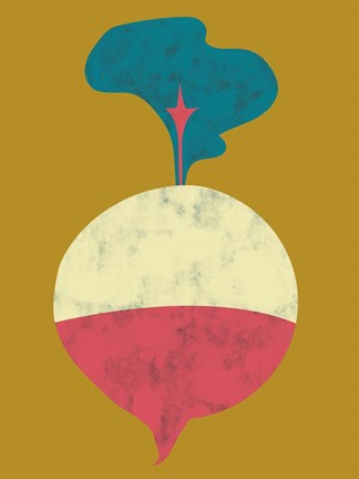 Framed Veggie Party VIII Print