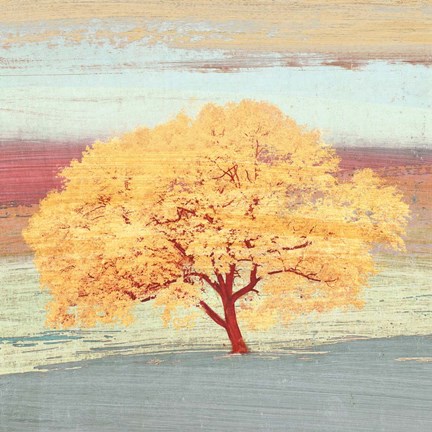 Framed Treescape #2 (detail) Print